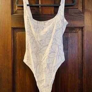 Madewell one piece bathing suit with back cutout
